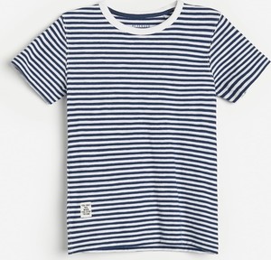 Koszulka dziecięca Reserved dla chłopców z bawełny w paseczki