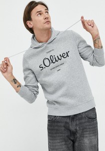 Bluza S.Oliver z bawełny w młodzieżowym stylu z nadrukiem