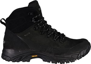 Czarne buty trekkingowe CMP ze skóry