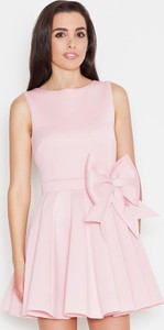 Różowa sukienka Katrus bez rękawów mini