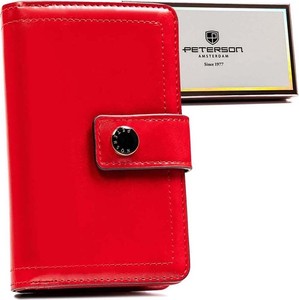 Czerwony portfel Peterson