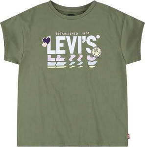 Zielona koszulka dziecięca Levis dla chłopców