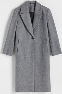 Płaszcz Reserved bez kaptura w stylu klasycznym długi