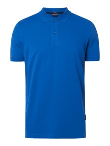 Niebieska koszulka polo Strellson z bawełny
