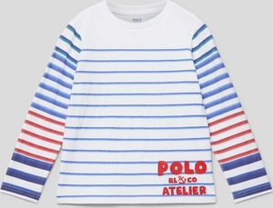 Koszulka dziecięca POLO RALPH LAUREN dla chłopców w paseczki z bawełny