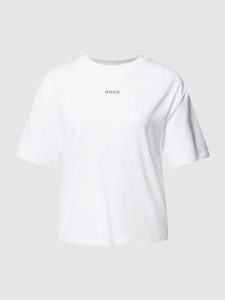 T-shirt Hugo Boss z okrągłym dekoltem w stylu casual z krótkim rękawem