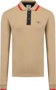 Koszulka z długim rękawem Aeronautica Militare z bawełny