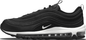 Czarne buty sportowe Nike z płaską podeszwą air max 97 sznurowane