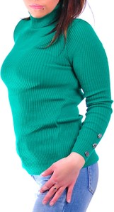 Zielony sweter Marka Niezdefiniowana w stylu casual