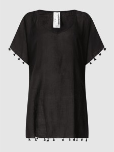 Czarna bluzka Seafolly z bawełny w stylu casual
