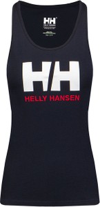 Czarny top Helly Hansen z bawełny z okrągłym dekoltem