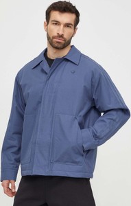 Niebieska kurtka Adidas Originals krótka w sportowym stylu