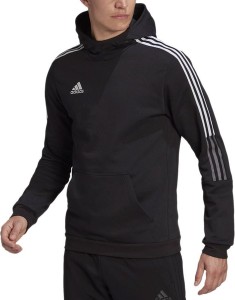 Czarna bluza Adidas w sportowym stylu z bawełny