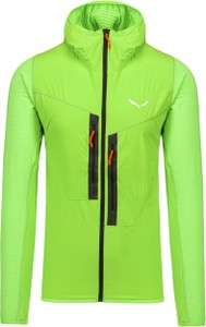 Zielona kurtka Salewa termoaktywny w sportowym stylu