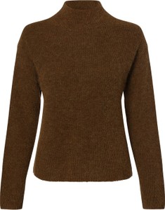 Brązowy sweter Hugo Boss z alpaki w stylu casual