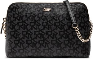 Czarna torebka DKNY na ramię średnia w młodzieżowym stylu
