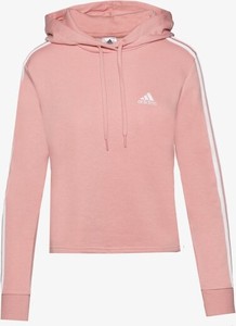 Różowa bluza Adidas Performance w młodzieżowym stylu