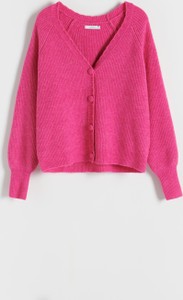 Różowy sweter Reserved w stylu casual