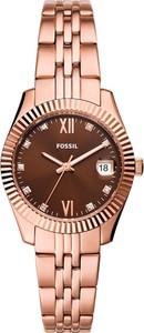 Zegarek Fossil Scarlette Mini ES5324 Brown/Rose Gold
