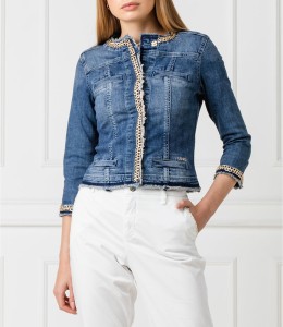 Noisy May Jeansowa kurtka stalowy niebieski Jeansowy wygl\u0105d Moda Kurtki Jeansowe kurtki 