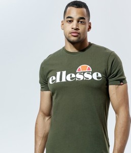 Zielony t-shirt Ellesse w młodzieżowym stylu
