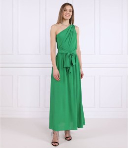 Zielona sukienka Pinko bez rękawów maxi