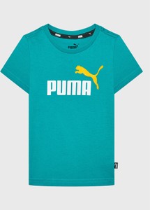 Niebieska koszulka dziecięca Puma dla chłopców
