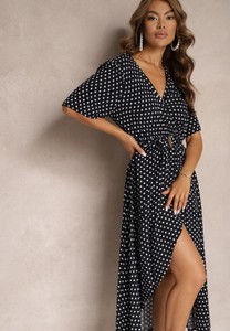 Sukienka Renee maxi z dekoltem w kształcie litery v w stylu casual
