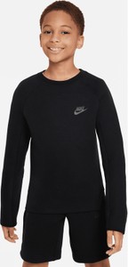 Czarna bluza dziecięca Nike z bawełny