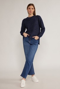 Granatowy sweter Monnari w stylu casual