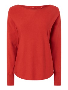 Czerwony sweter S.Oliver Red Label w stylu casual