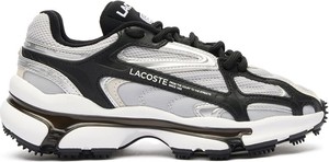 Buty sportowe Lacoste z płaską podeszwą sznurowane