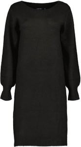 Czarna sukienka Blue Seven mini z długim rękawem w stylu casual