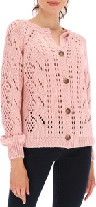 Różowy sweter POTIS & VERSO z wełny