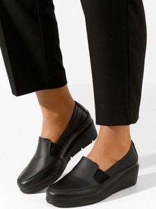 Czarne półbuty Zapatos