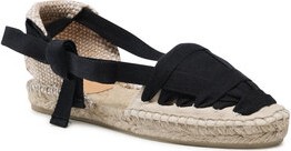 Czarne sandały Castaner z tkaniny w stylu casual