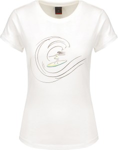 T-shirt Bogner Fire+ice z nadrukiem z okrągłym dekoltem z krótkim rękawem