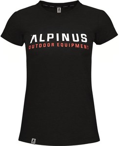 T-shirt Alpinus z krótkim rękawem w młodzieżowym stylu z bawełny