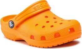 Pomarańczowe klapki Crocs w stylu casual