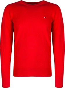 Czerwony sweter ubierzsie.com w stylu casual