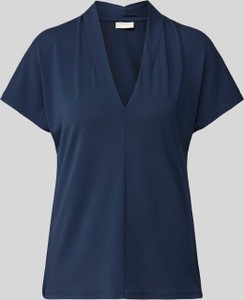 Bluzka Free/quent z dekoltem w kształcie litery v w stylu casual z krótkim rękawem