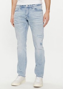 Niebieskie jeansy Tommy Jeans w młodzieżowym stylu
