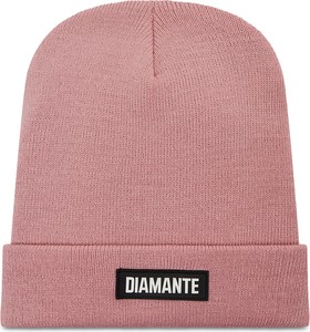 Różowa czapka Diamante