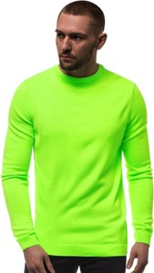 Zielony sweter ozonee.pl w stylu casual