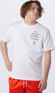 T-shirt New Balance z dzianiny z krótkim rękawem