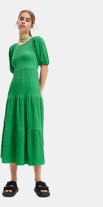 Zielona sukienka Desigual midi