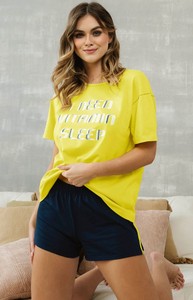 Żółta piżama Italian Fashion