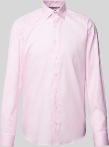 Różowa koszula Olymp Level Five z bawełny