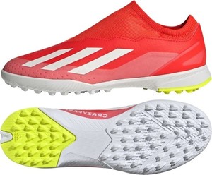 Czerwone buty sportowe dziecięce Adidas dla chłopców