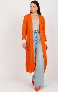 Pomarańczowy sweter Badu z wełny